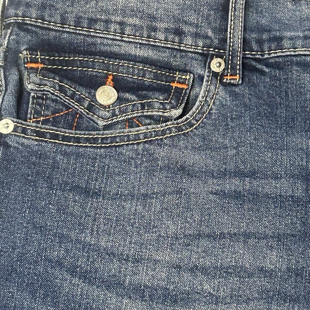 True Religion Geno Relaxed Slim Jeans‎ Mens 33 Flap Pocket Medium Wash Denim - Picture 3 of 9